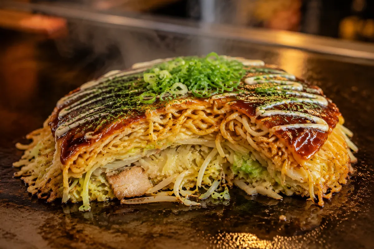 Hiroshima-style Okonomiyaki