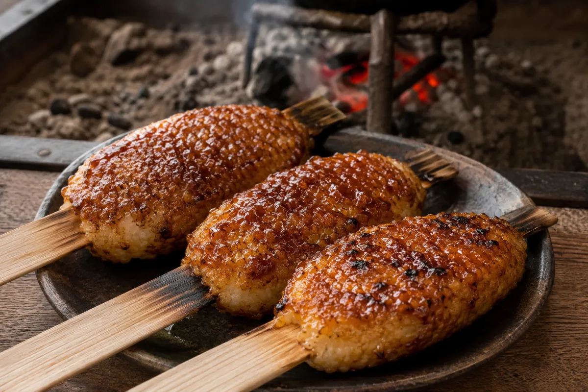 Gohei Mochi (Grilled Rice Cake)