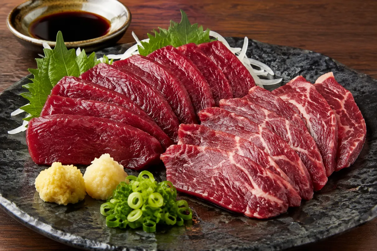 Basashi (Raw Horse Meat)