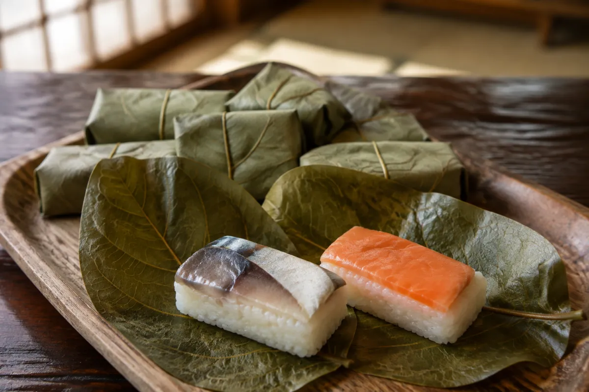 Kakinoha-zushi (Persimmon Leaf Sushi)