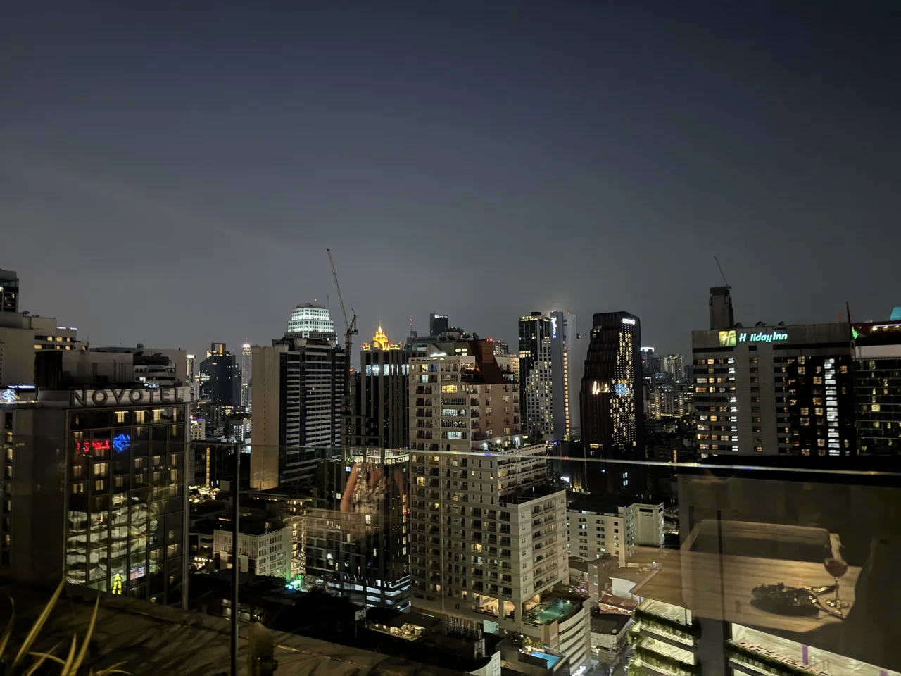 ラウンジからの夜景